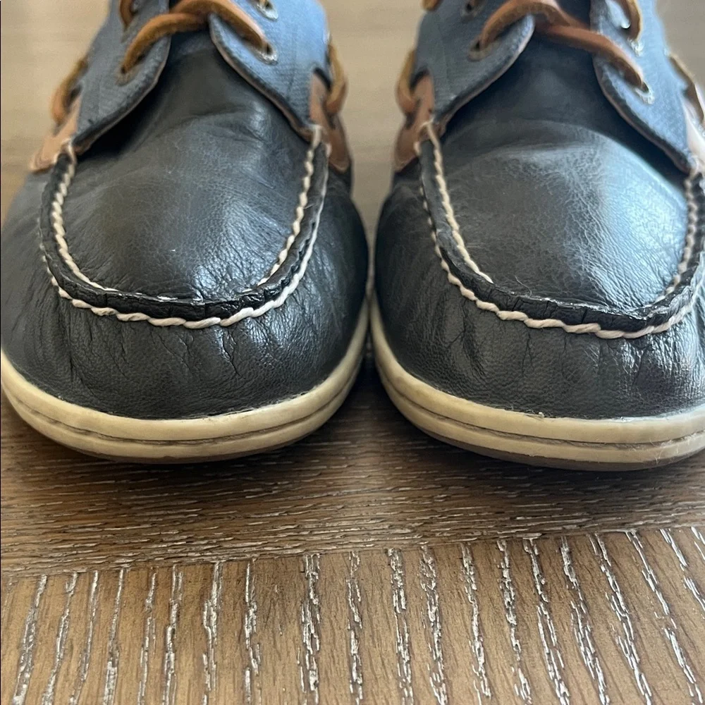 Sperry Women's Songfish Waxy‎ Canvas Boat Shoes Size 10